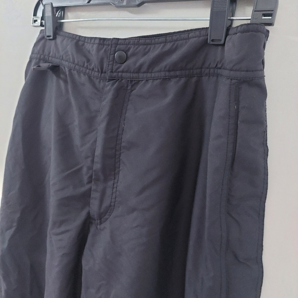 Rawik Outerwear Black Pants Ski Snow Waterproof Women Size M Side Zip Snap Butto - Picture 13 of 14